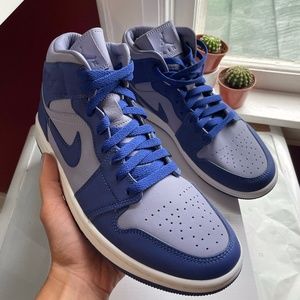 Nike Air Jordan Mid SE, W9, M7, Light Purple/Blue